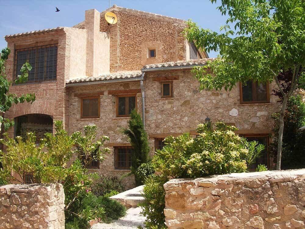 Hotel Rural Mas Fontanelles Biar Exterior foto